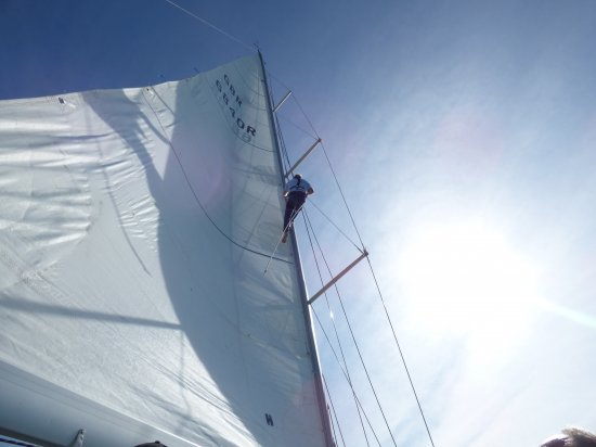 Evans Jones take to the waters of the Solent Evans Jones take to the waters of the Solent